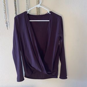 Lululemon wrap front top